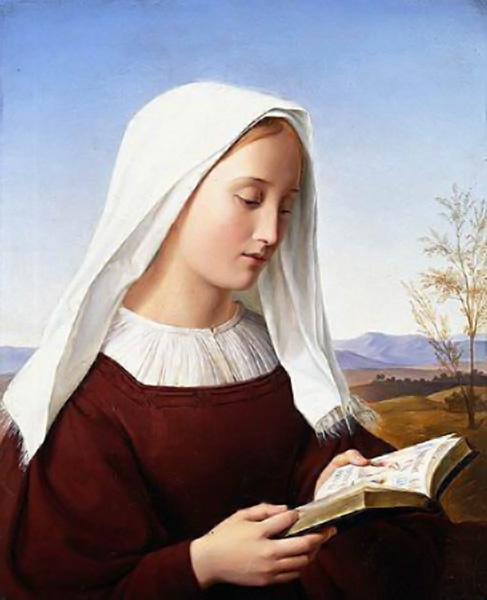 a girl reading